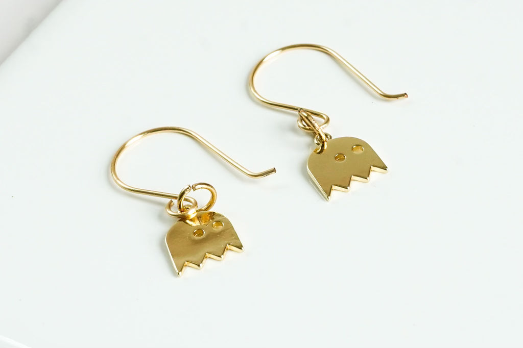 Retro Ghost Dangles - Gold Arrow Studios 