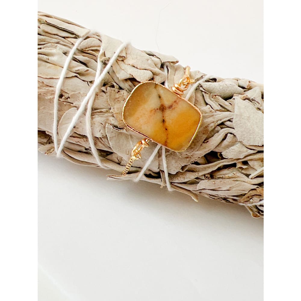 Amazonite Minimalist Bracelet - Browns