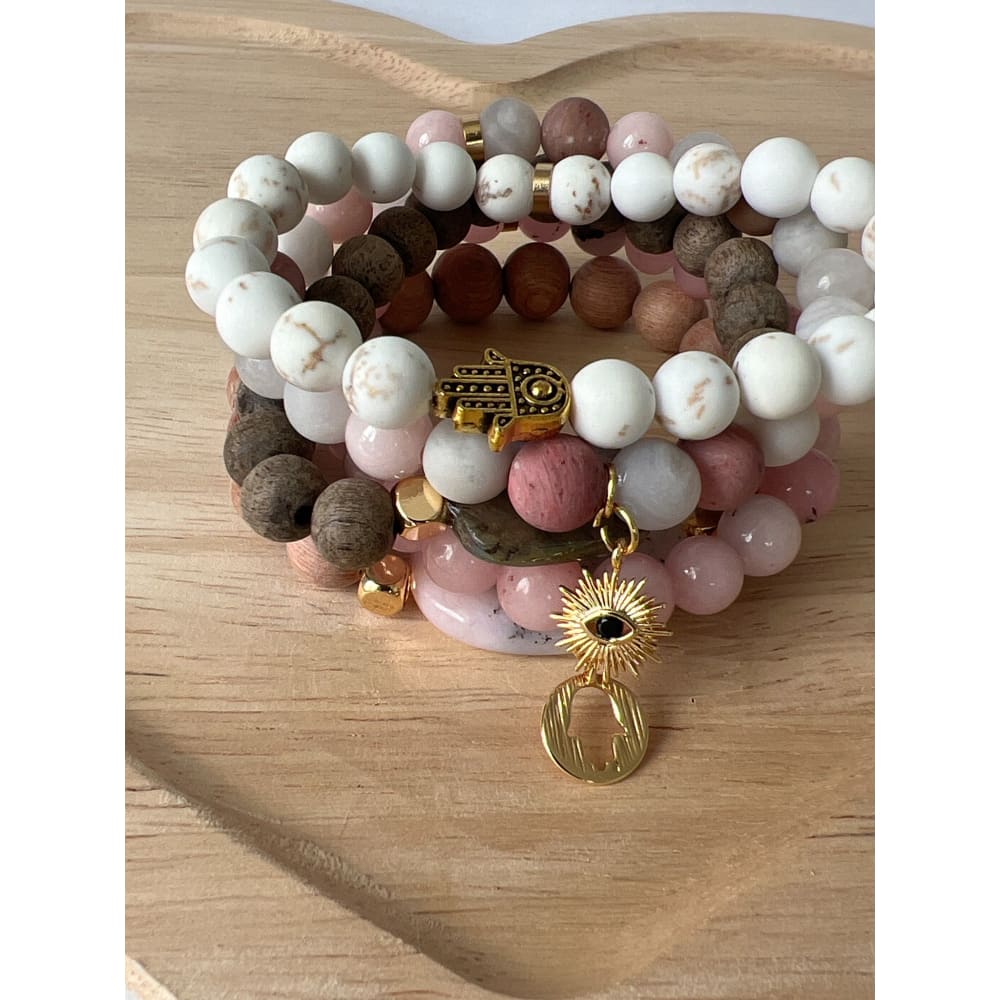 Cherry Blossom Stone Bracelet - Stone Bracelet