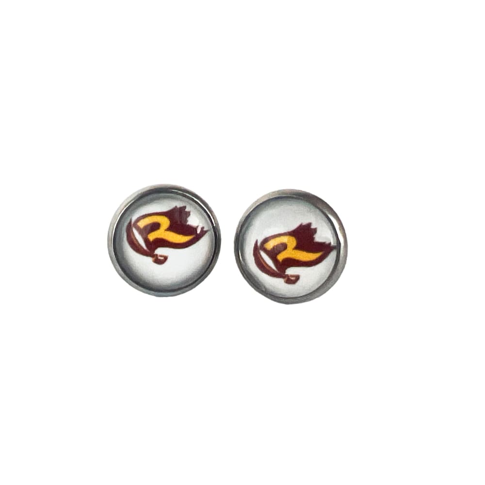 St Raphael’s School Studs - Silver